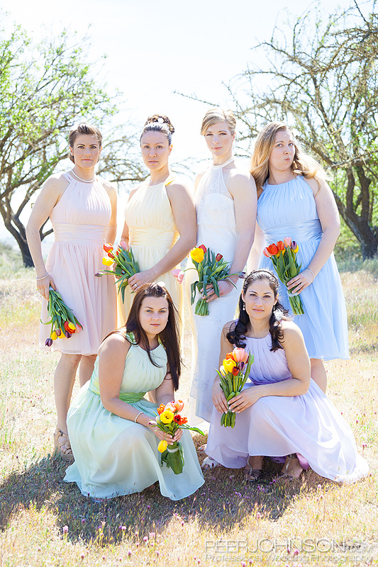 Bridesmaids at Mondo Cellars Mondo Cellars Bridesmaids