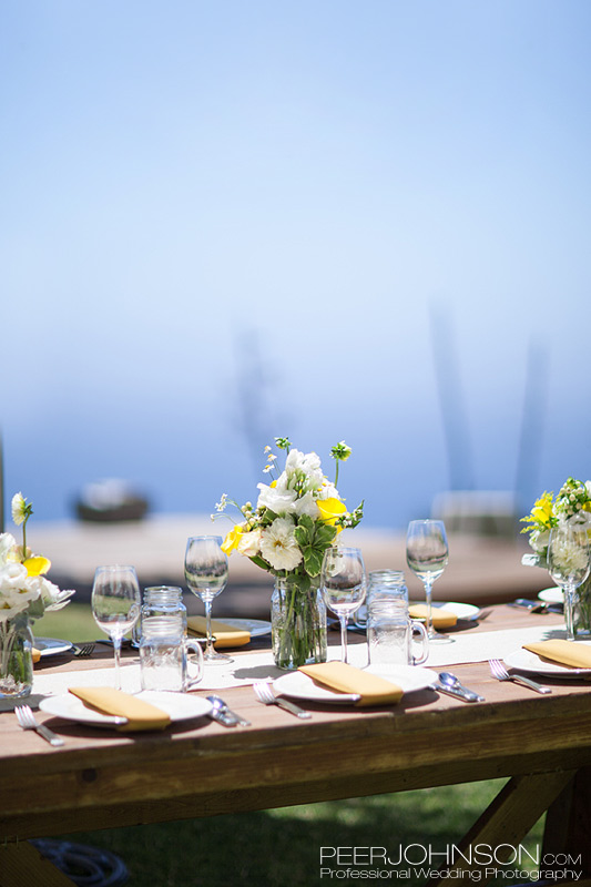 A Big Sur Affair Table Arrangements point-16-27