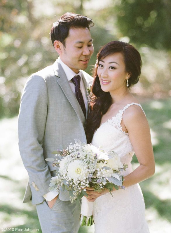 Fuji 400 Film Wedding Gardener Ranch Carmel.