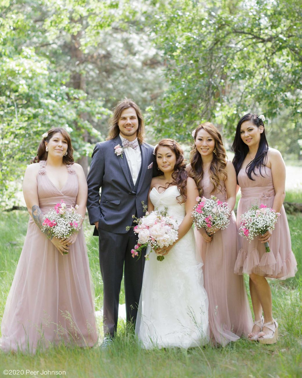 bridesmaids in cambria